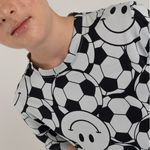Pijama-para-bebe-niño-conjunto-de-camiseta-manga-corta---sudadera--Azul