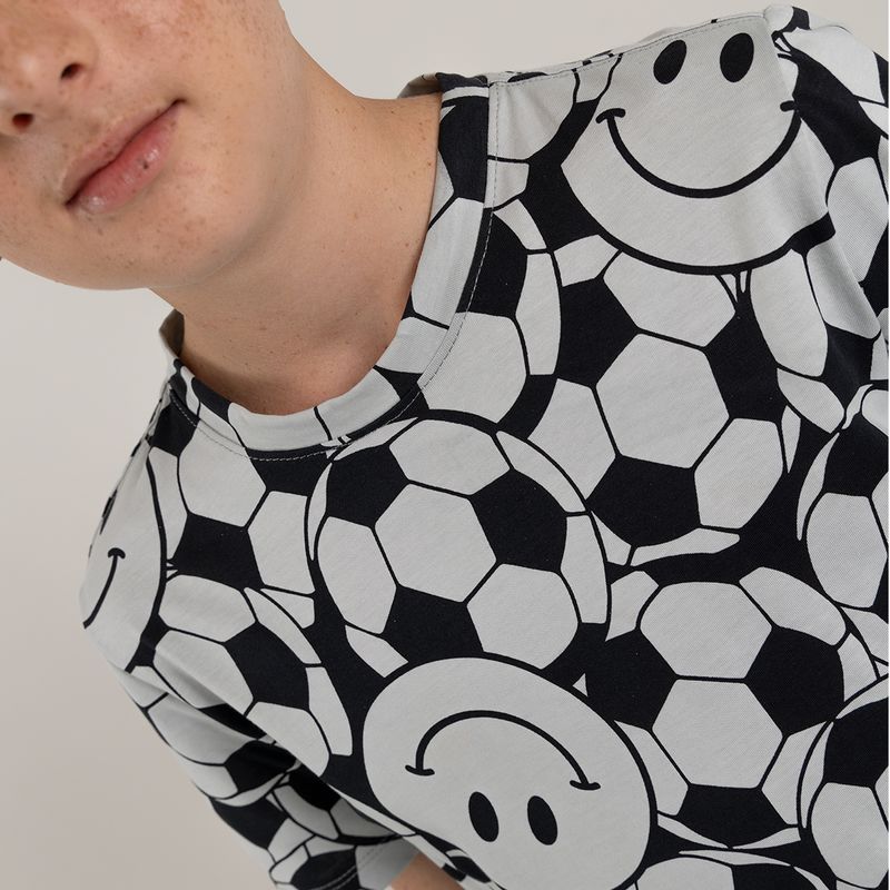 Pijama-para-bebe-niño-conjunto-de-camiseta-manga-corta---sudadera--Azul