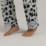 Pijama-para-bebe-niño-conjunto-de-camiseta-manga-corta---sudadera--Azul