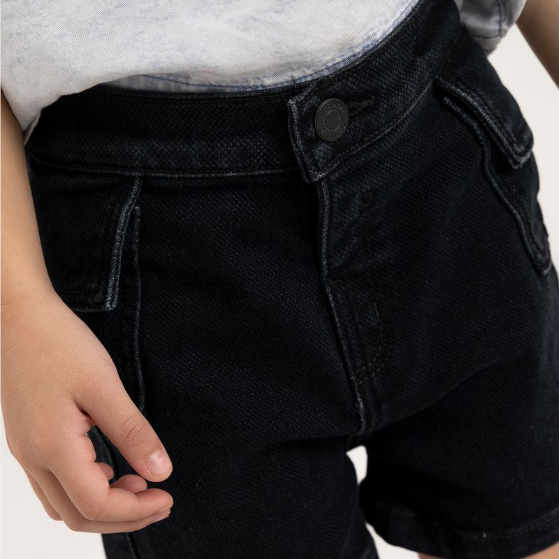 Short-para-bebe-niña-Indigo-Black