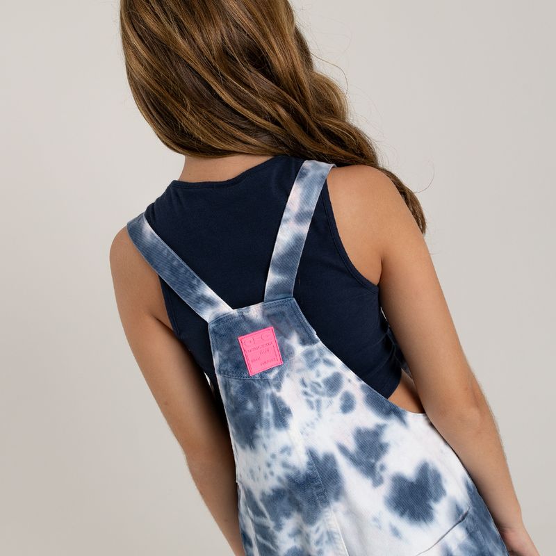 Overall-largo-para-niña-efecto-tie-dye-Indigo