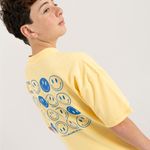 Camiseta-manga-corta-para-niño-unisex-Amarillo