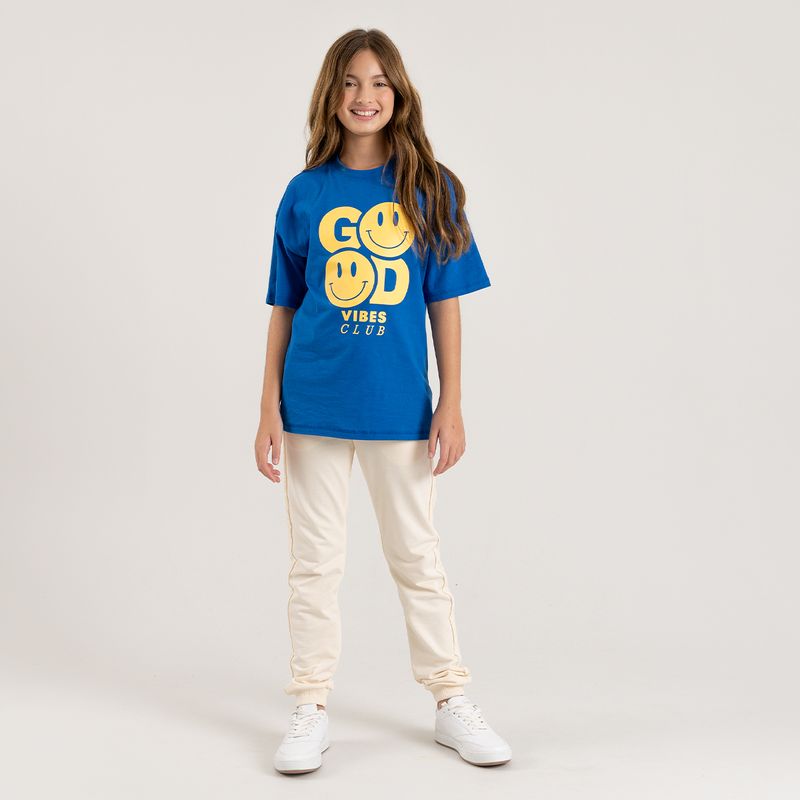 Camiseta-manga-corta-para-niño-unisex-Azul