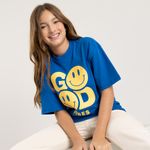 Camiseta-manga-corta-para-niño-unisex-Azul