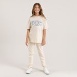 Pantalon-de-sudadera-para-niño-unisex-Cafe
