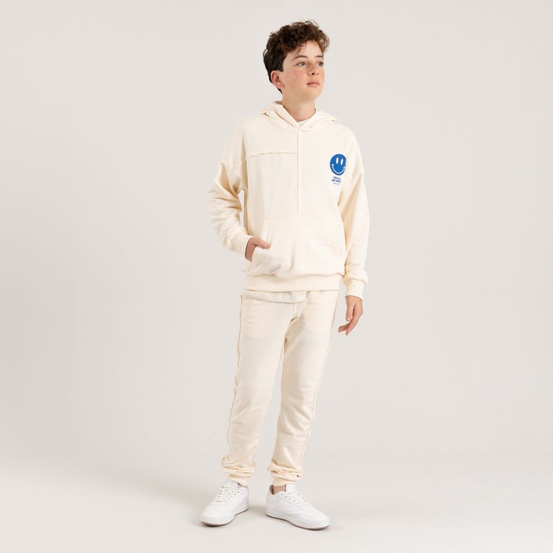Buzo-cerrado-con-capucha-para-niño-unisex-Cafe