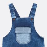 Overall-largo-para-recien-nacido-niño-Indigo-Oscuro