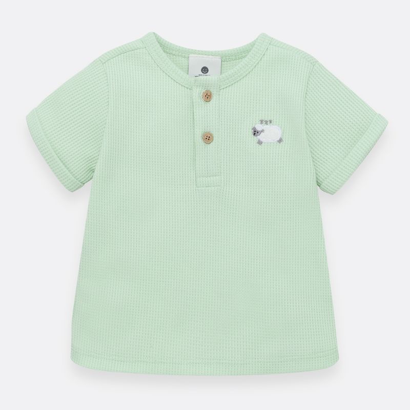 Pijama-para-recien-nacido-niño-camiseta-manga-larga---pantalon-Verde