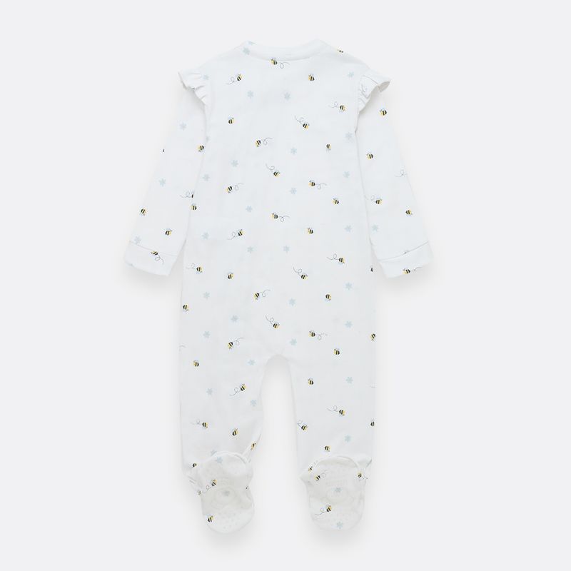 Pijama-para-recien-nacida-niña-enterizo-de-piecitos-Gris