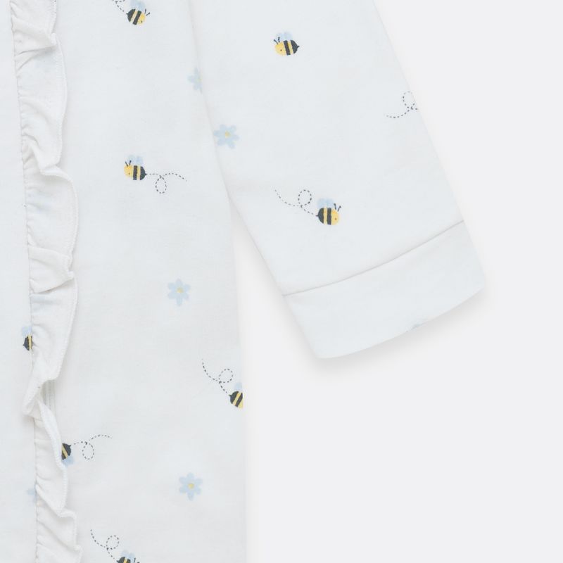 Pijama-para-recien-nacida-niña-enterizo-de-piecitos-Gris