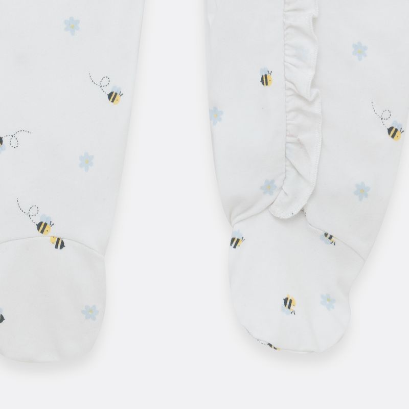 Pijama-para-recien-nacida-niña-enterizo-de-piecitos-Gris