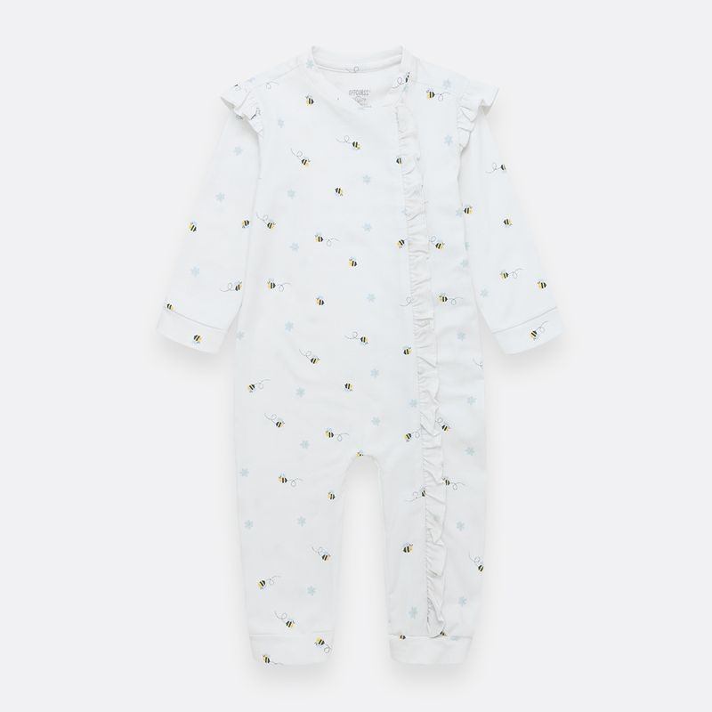 Pijama-para-recien-nacida-niña-enterizo-Gris