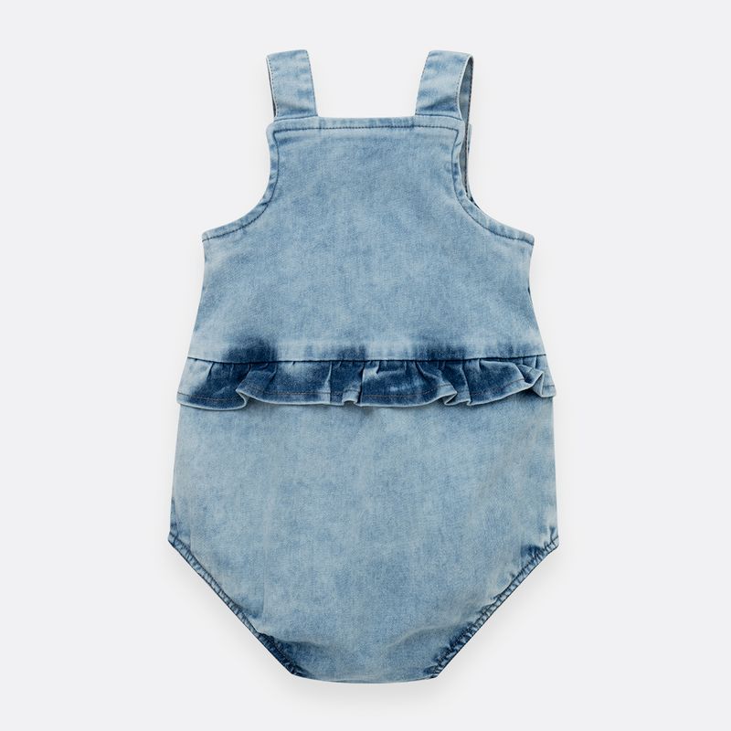 Enterizo-corto-para-recien-nacida-niña-Indigo-Claro
