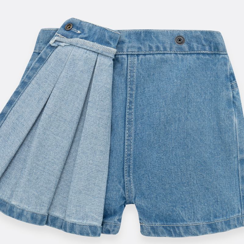 Falda-short-para-bebe-niña-Indigo-Claro