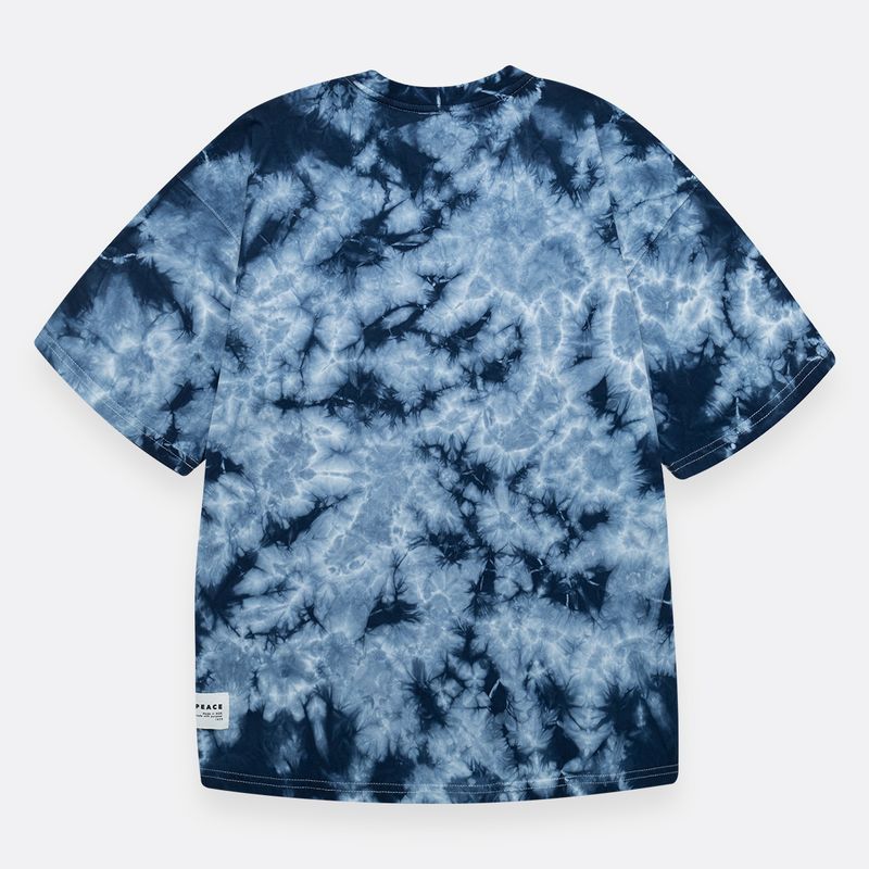Camiseta-oversize-para-niño-manga-corta-Cafe