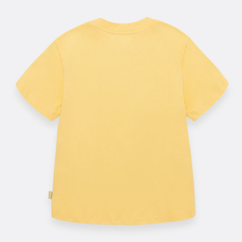 Camiseta-manga-corta-para-bebe-unisex-Amarillo