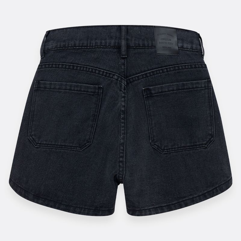 Short-con-brillantes-para-niña-tiro-alto--Indigo-Black