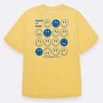 Camiseta-manga-corta-para-niño-unisex-Amarillo