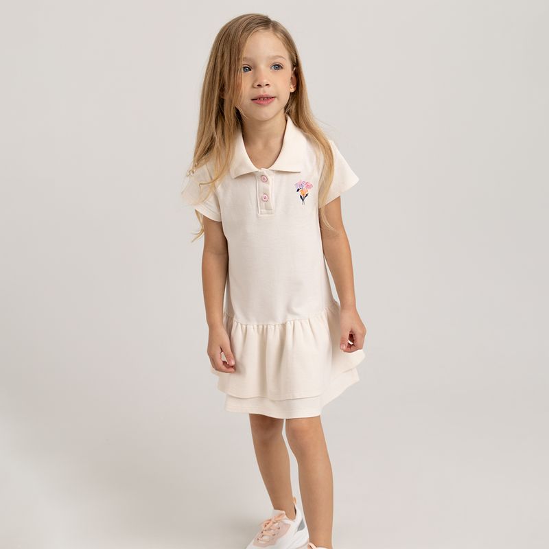 Vestido-para-bebe-niña-manga-corta-con-cuello-tipo-polo