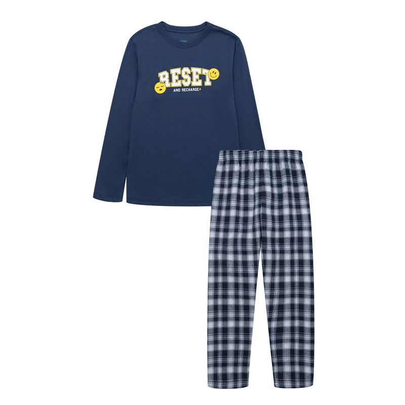 Pijama-para-bebe-niño-conjunto-de-camiseta-manga-larga---pantalon
