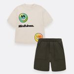 Conjunto-para-bebe-niño-camiseta-oversize-bermuda