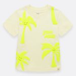 Camiseta-para-bebe-niño-manga-corta-con-detalle-en-neon