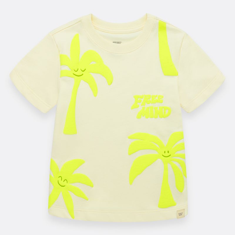 Camiseta-para-bebe-niño-manga-corta-con-detalle-en-neon