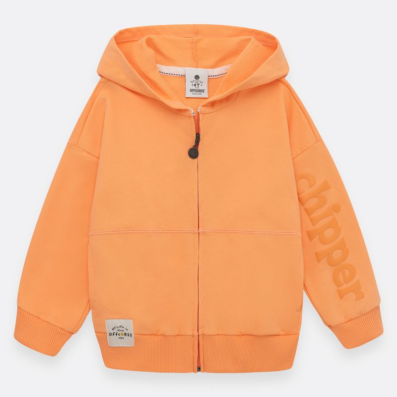 Buzo-para-bebe-niño-abierto-con-capucha-y-estampado
