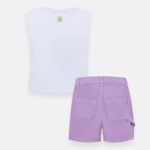 Conjunto-para-bebe-niña-de-camiseta---short