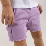 Conjunto-para-bebe-niña-de-camiseta-short