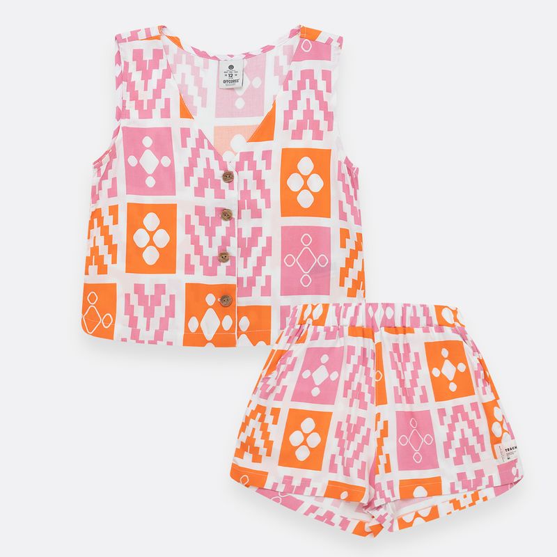 Conjunto-para-niña-de-camisa-manga-sisa---short