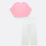 Conjunto-para-niña-de-camiseta-manga-corta---pantalon