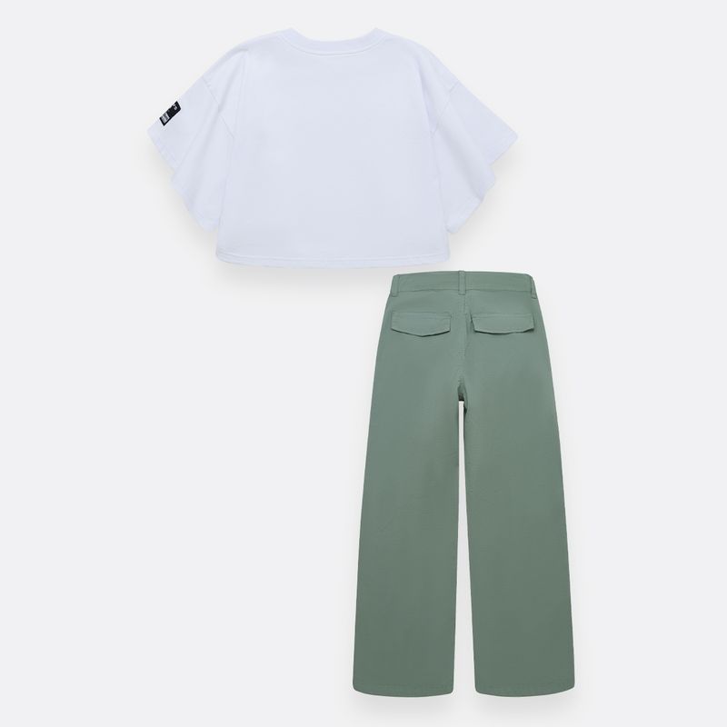 Conjunto-para-niña-de-camiseta-manga-corta---pantalon