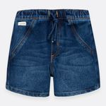 Conjunto-para-recien-nacido-niño-de-camiseta---bermuda-en-denim
