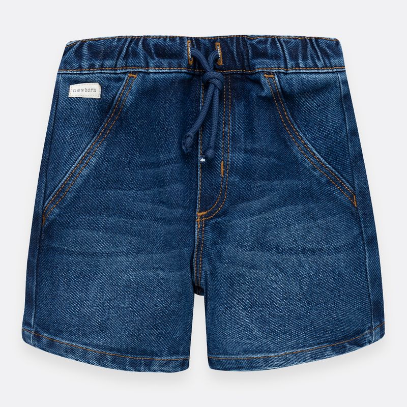 Conjunto-para-recien-nacido-niño-de-camiseta---bermuda-en-denim