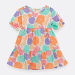 Vestido-para-recien-nacida-niña-manga-corta-