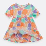 Vestido-para-recien-nacida-niña-manga-corta-