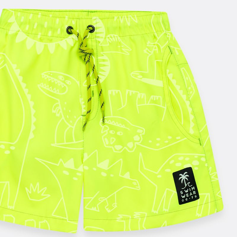 Pantaloneta-de-baño-para-bebe-niño-con-estampado-divertido