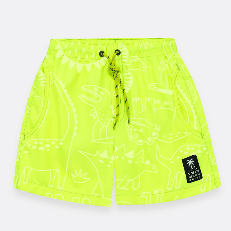 Pantaloneta-de-baño-para-bebe-niño-con-estampado-divertido
