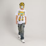 Camiseta-manga-corta---mascara-para-niño