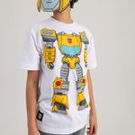 Camiseta-manga-corta---mascara-para-niño