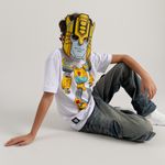 Camiseta-manga-corta---mascara-para-niño
