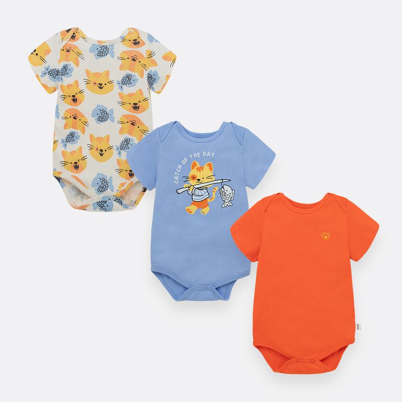 Set-x3-de-body-para-bebe-niño-manga-corta