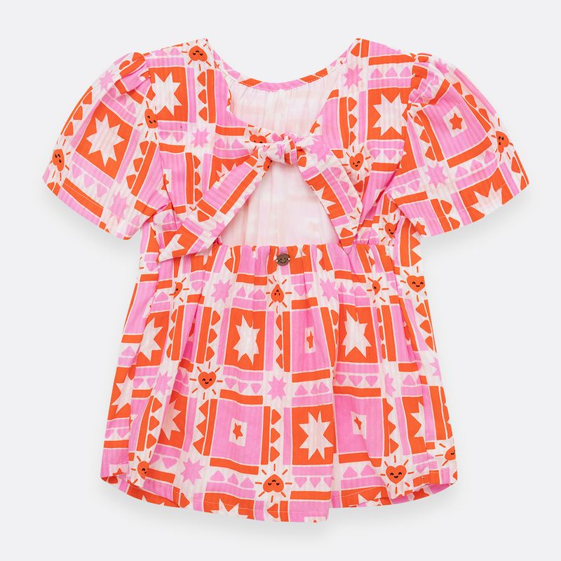 Camisa-para-niña-manga-corta-con-abertura-en-espalda