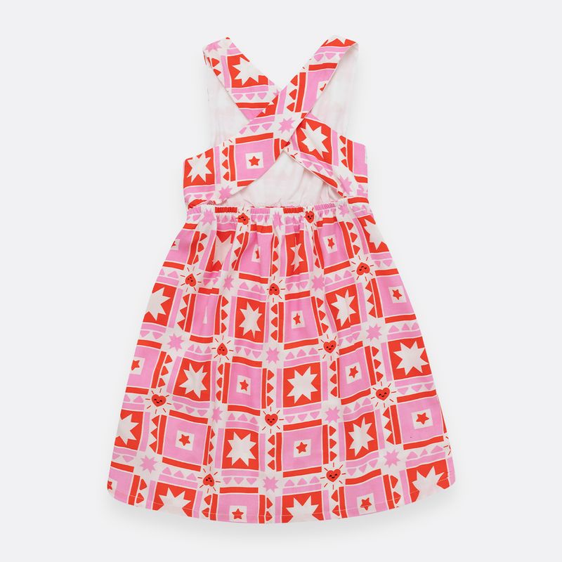 Vestido-corto-para-niña-con-espalda-cruzada