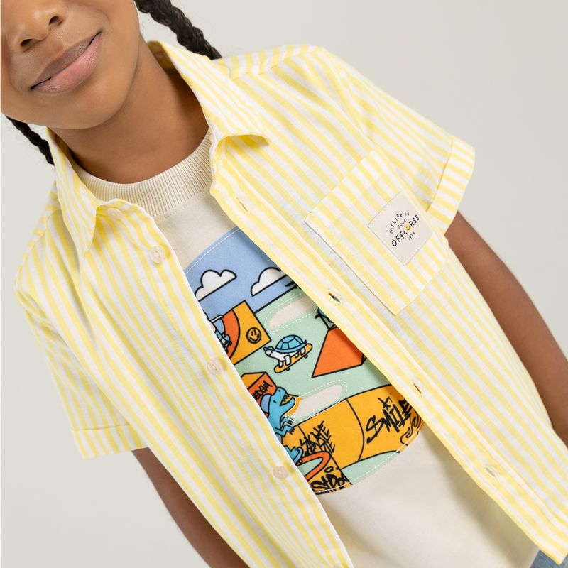 Camisa-para-niño-manga-corta-con-bolsillo