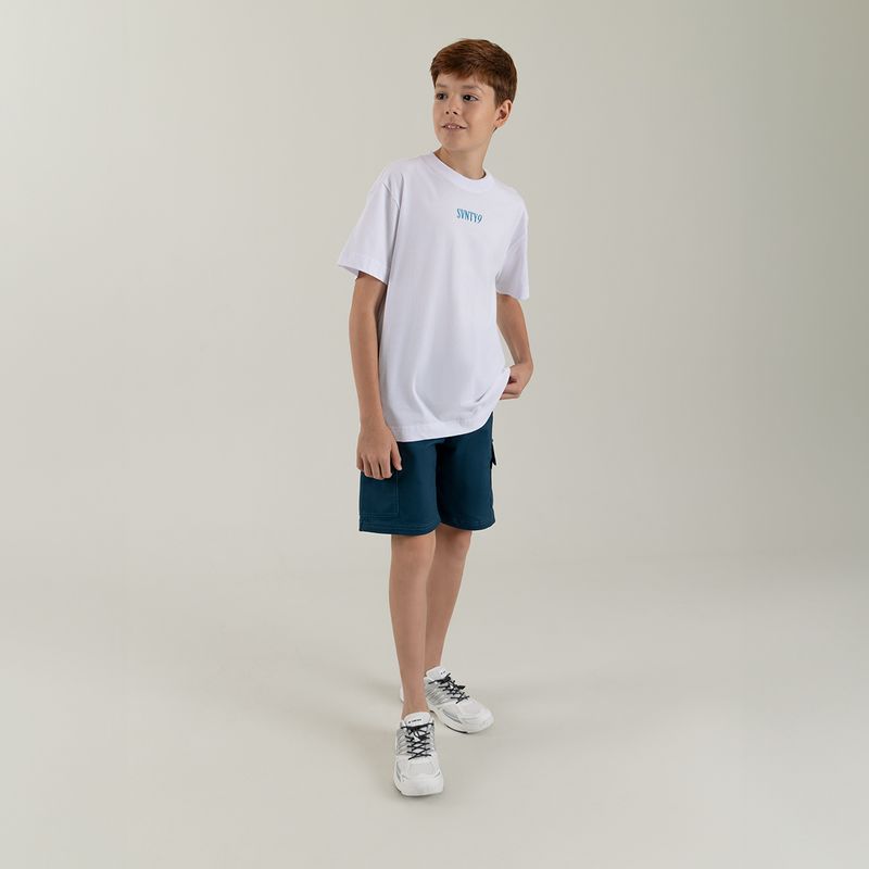 Camiseta-blanca-para-niño-manga-corta
