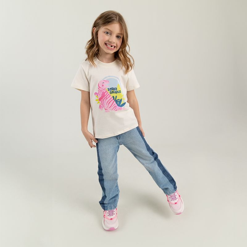 Camiseta-para-niña-con-estampado-manga-corta
