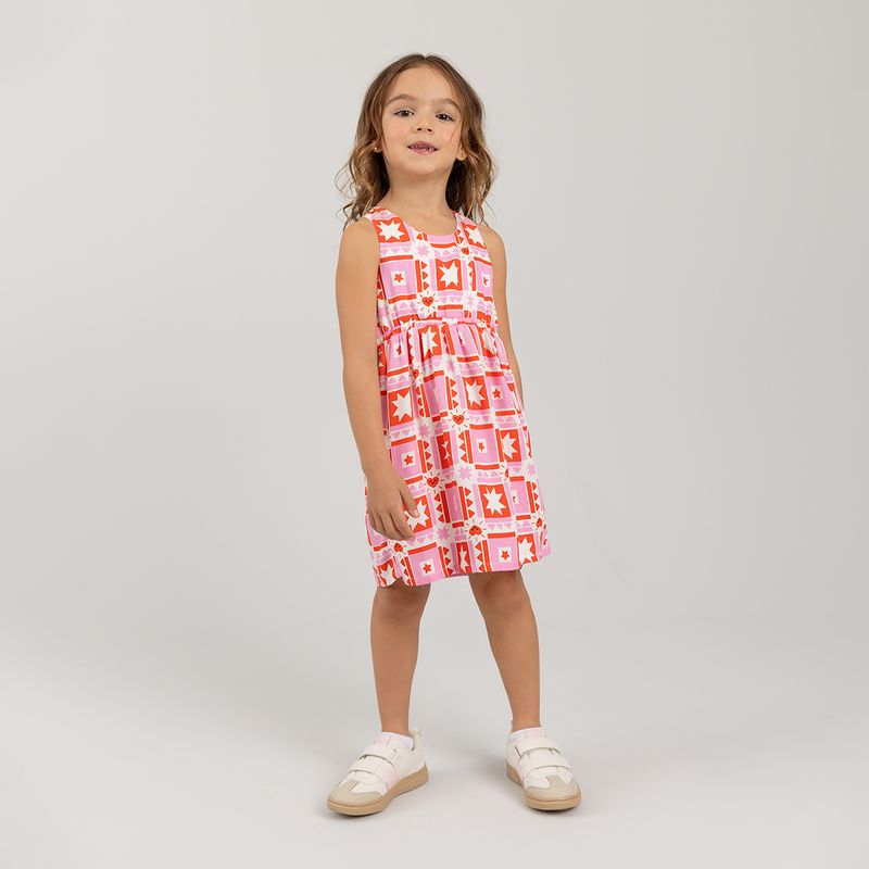 Vestido-corto-para-niña-con-espalda-cruzada