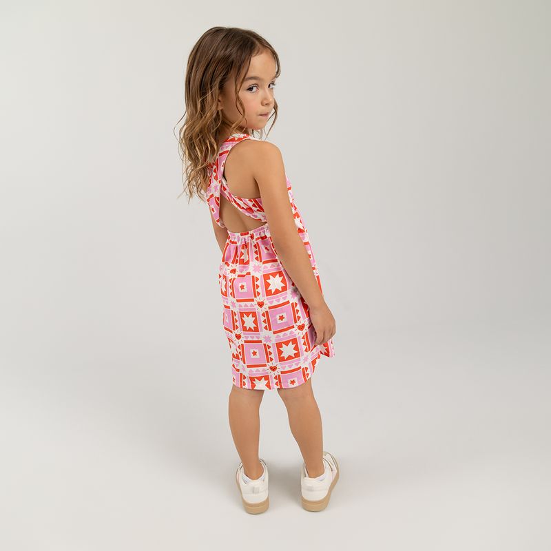 Vestido-corto-para-niña-con-espalda-cruzada